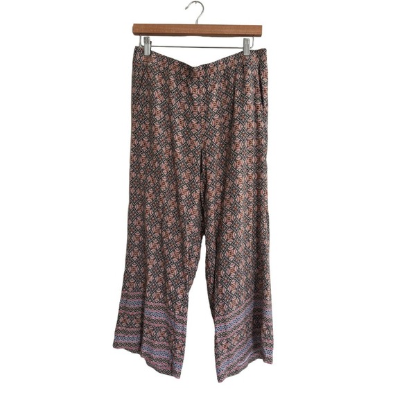 J. Jill Rayon Boho Pants Size Medium - Picture 1 of 5